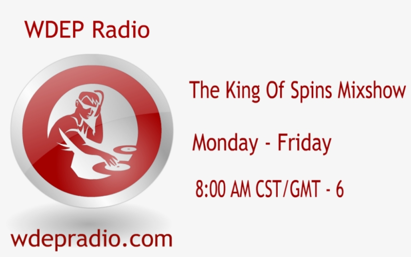 The King Of Spins Mixshow Can Be Heard M F At 8 Am - Mcd, transparent png download