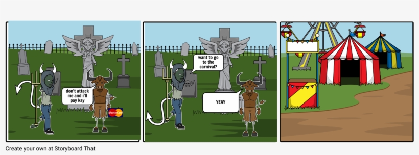 And Minitore Become Friends Storyboard By Vincentdesomma - Cartoon, transparent png download