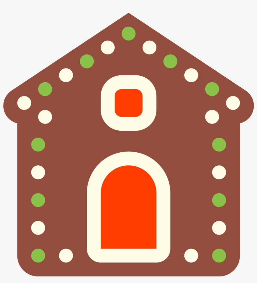 Free Gingerbread House Icon, transparent png download