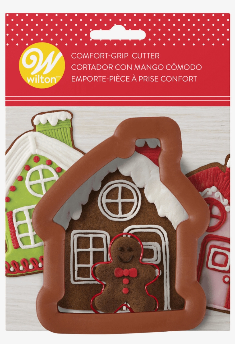 Cookie Cutter Comfort Grip Gingerbread House With Mini - Gingerbread House Cookie Cutter, transparent png download