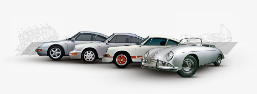 1663 X 532 4 - Porsche 911 Porsche 356, transparent png download