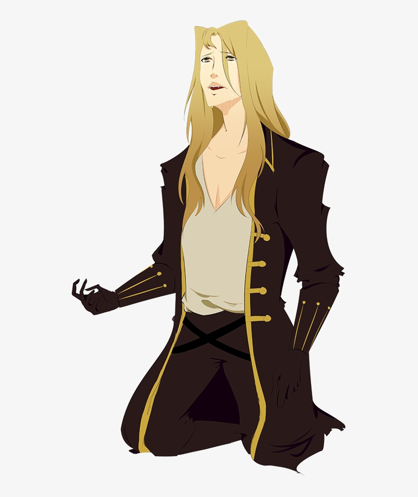 A Sad Transparent Alucard For Your Sad Transparent - Anime, transparent png download