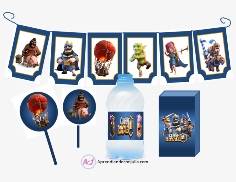 Kit Imprimible Para Fiesta De Clash Royale - Banner, transparent png download