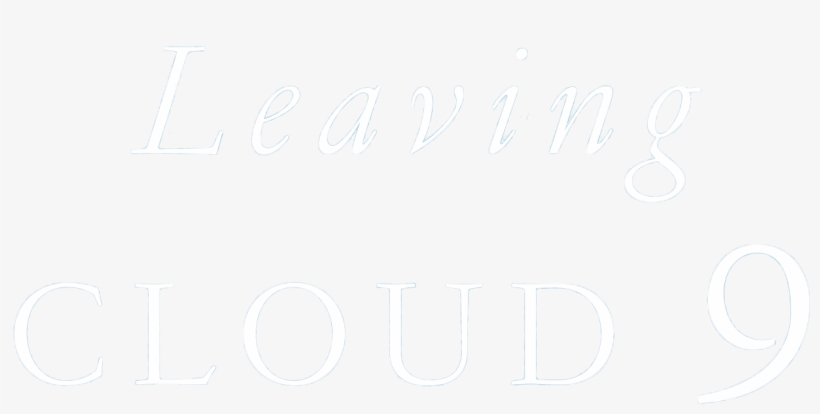 Leaving Cloud 9 Title - Calligraphy, transparent png download