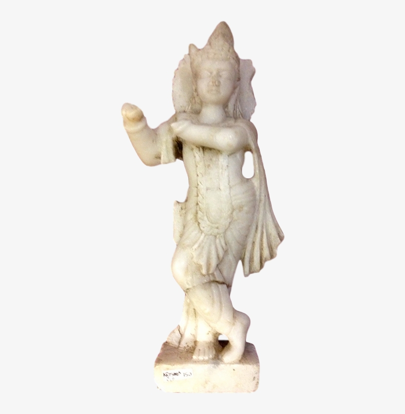 Old Marble Krishna - Figurine, transparent png download
