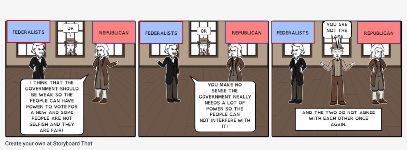 Alexander Hamilton And Thomas Jefferson - Cartoon, transparent png download