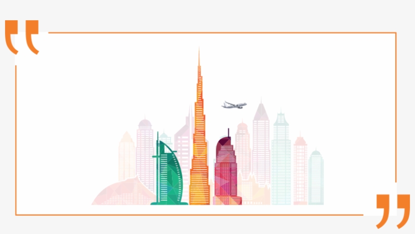 Trip To Dubai - Skyscraper, transparent png download