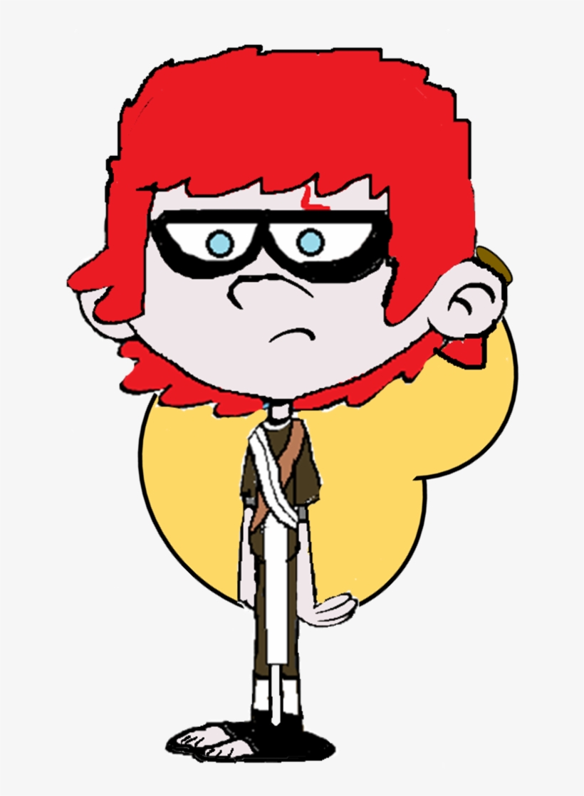 Lars Loud Cosplays Gaara Naruto Anime - Cartoon, transparent png download