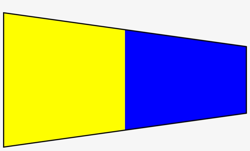 5 Signal Pennant Flag, transparent png download