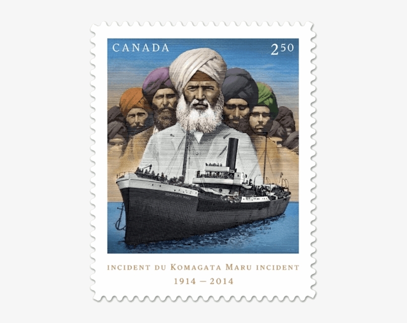 Canada Post Stamp Marking The Komagatu Maru Tragedy - Komagata Maru, transparent png download