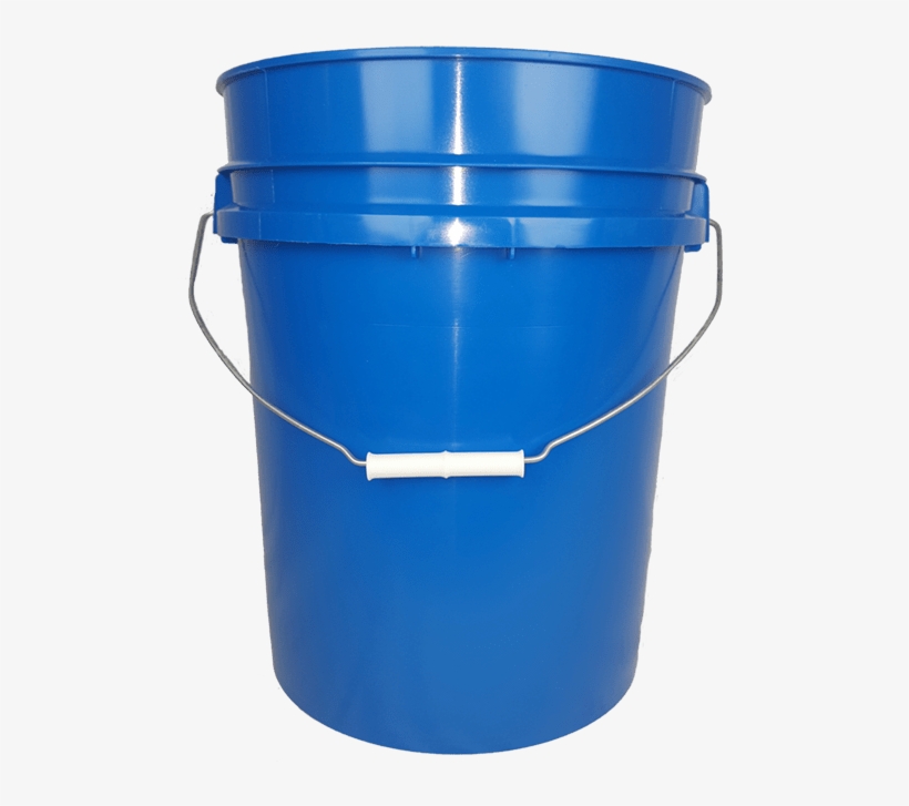 25 Gallon Plastic Bucket Chevron Blue - Bucket, transparent png download