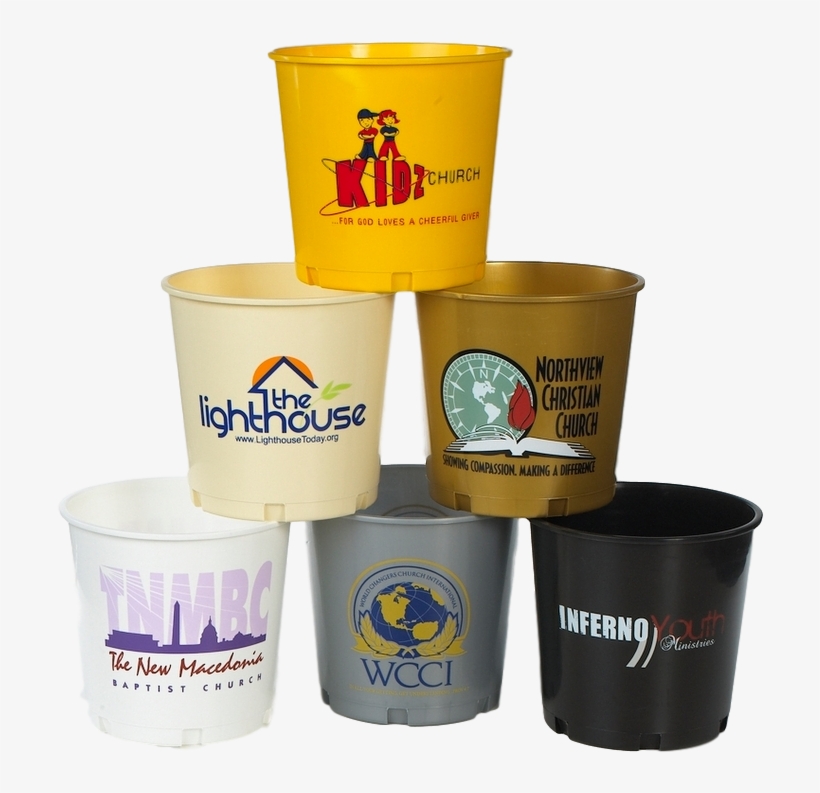 Item - 176oz Plastic Bucket, transparent png download