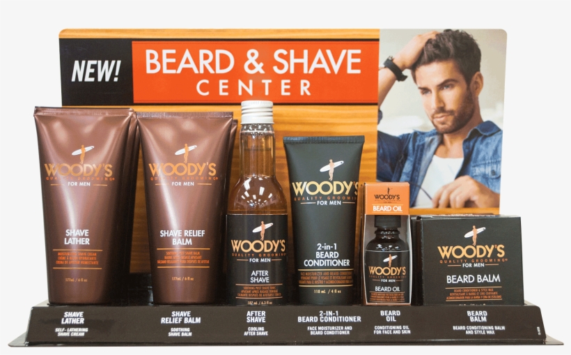 Beard And Shave Center - Woodys Beard Oil, transparent png download