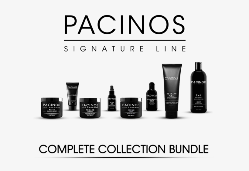 Pomade, Creme, Matte, Face Mask, Beard Oil, Beard & - Pacinos Signature Line, transparent png download