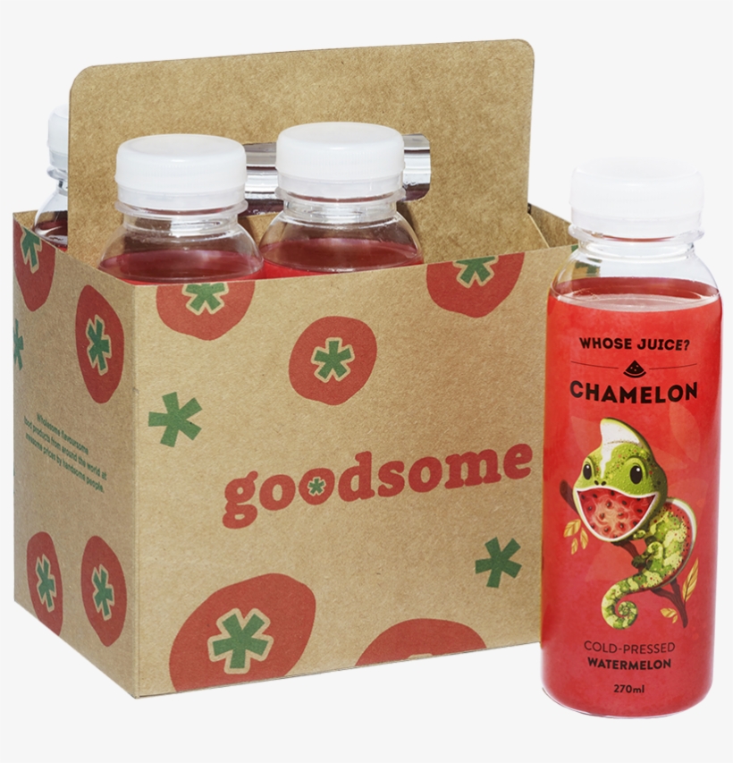 Chamelon Cold-pressed Watermelon - Bottle, transparent png download