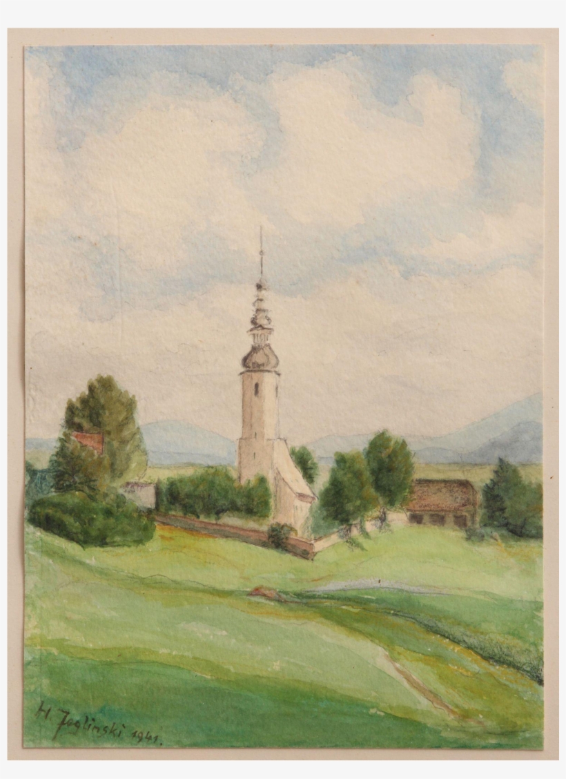 Water Color Aquarell Painting Of A, transparent png download