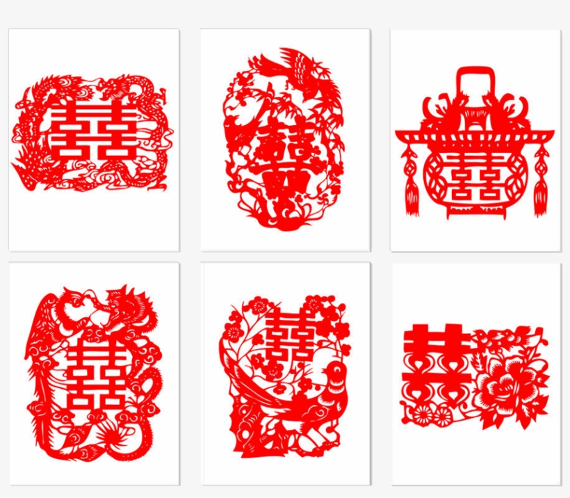 Double Happiness - Chinese Wedding Element, transparent png download