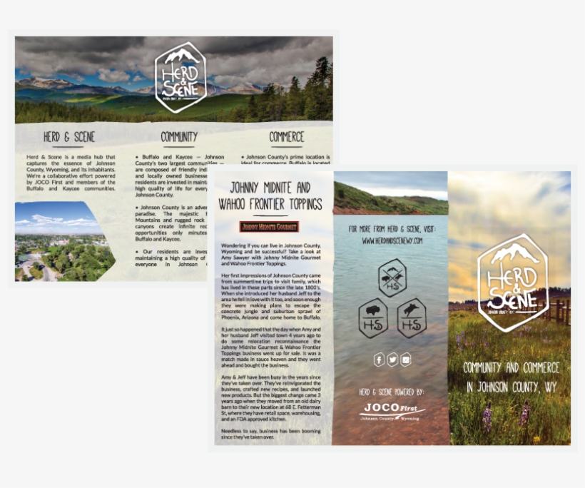 Throughout The Brands Collateral, You'll See Community - Flyer, transparent png download