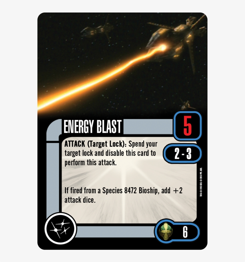Energy Blast - Star Trek Attack Wing Cloaking Device, transparent png download