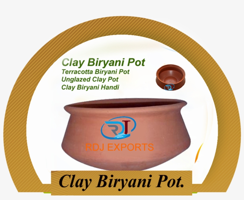 Clay Biryani Pot - Circle, transparent png download