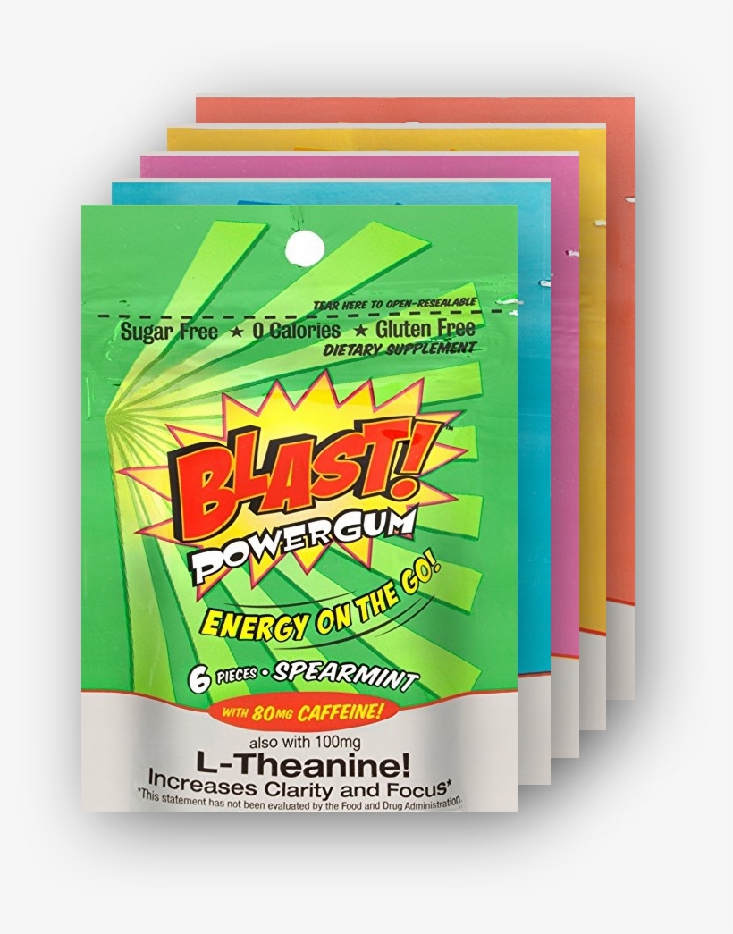 Blast Power Gum - Flyer, transparent png download