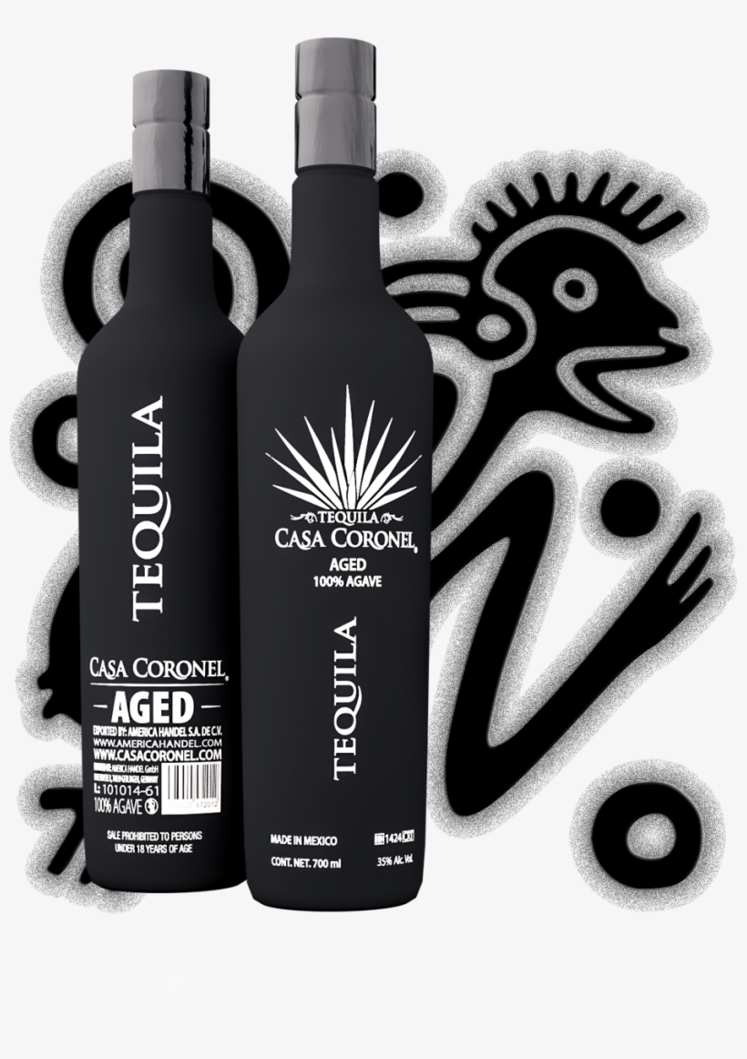 Tequila Aged 100% Agave - Coronel Tequila, transparent png download