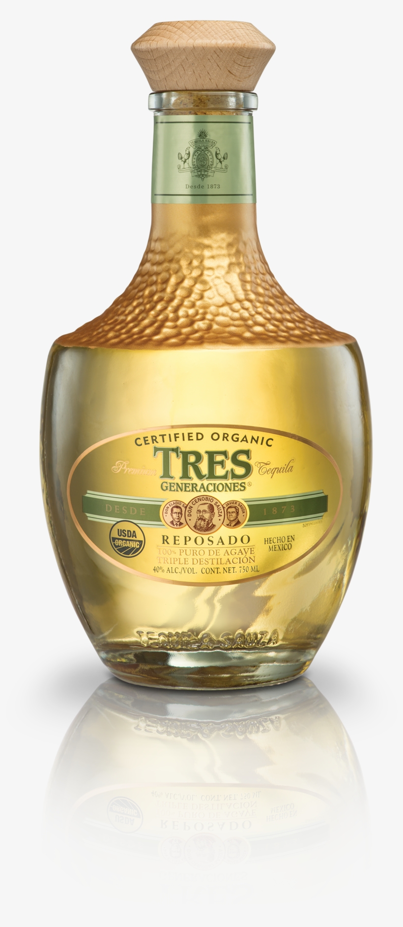 Tres Generaciones® Reposado - Reposado Sauza Tres Generations, transparent png download