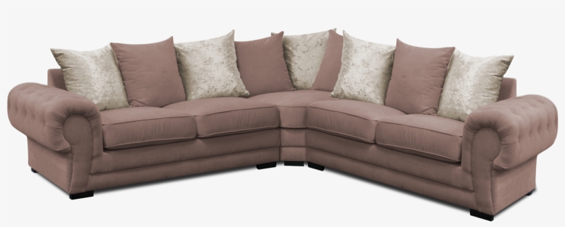 Verona New Corner Sofa Velour - Studio Couch, transparent png download