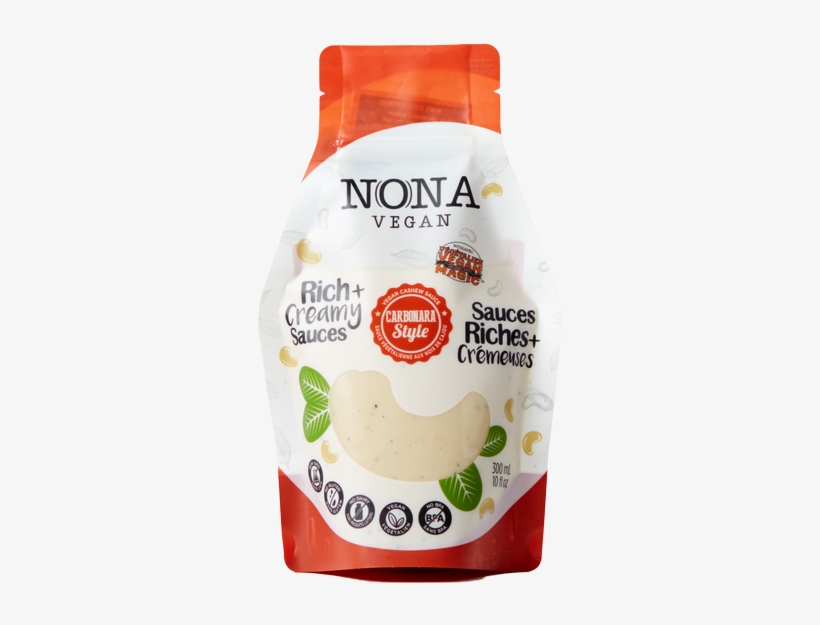 Nona Vegan Carbonara Sauce - Dairy, transparent png download