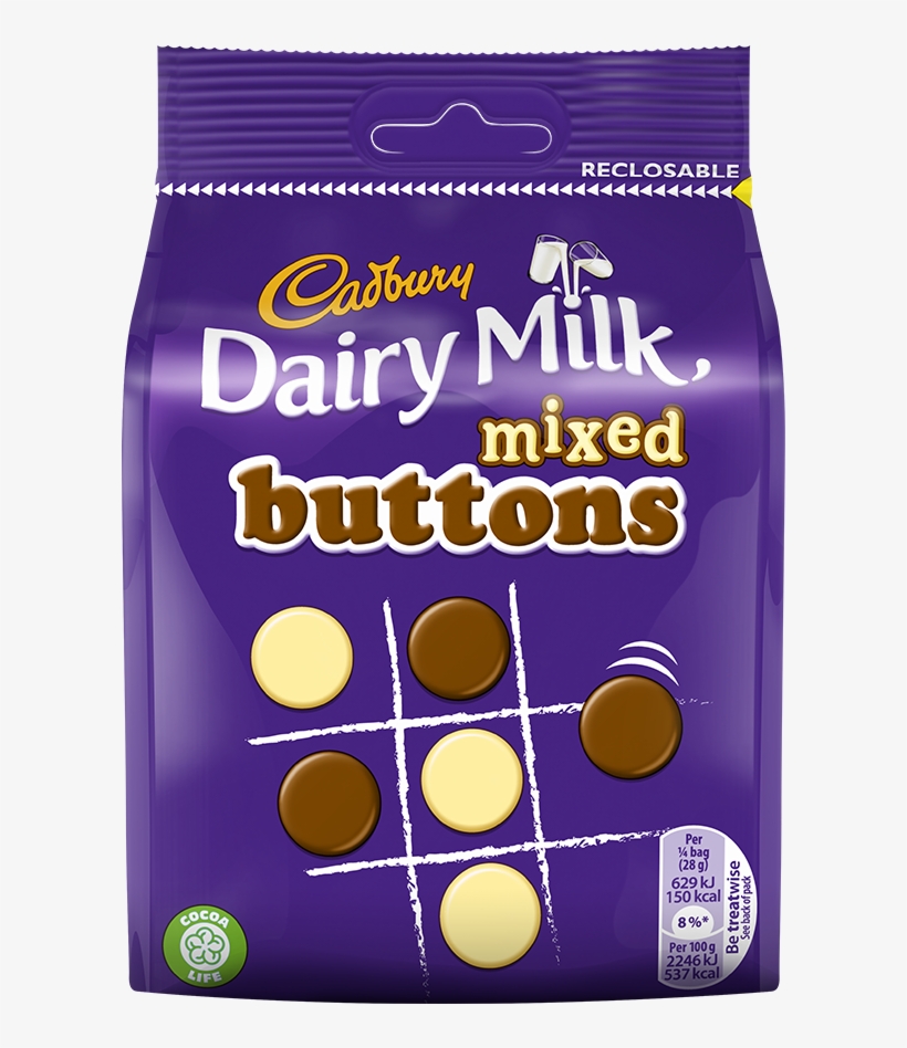 Cadbury Dairy Milk Mixed Buttons - Cadbury Chocolate, transparent png download