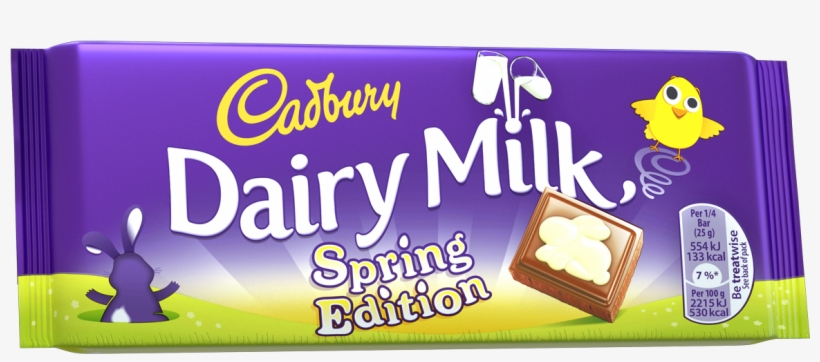Dairy Milk Spring Edition Bar - Cadbury Dairy Milk Bar 200g, transparent png download