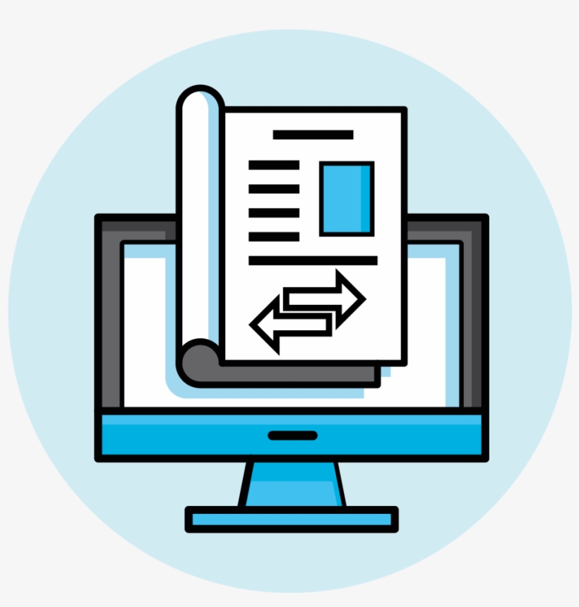 Document Imaging Transform And Store Your Physical - Illustration, transparent png download