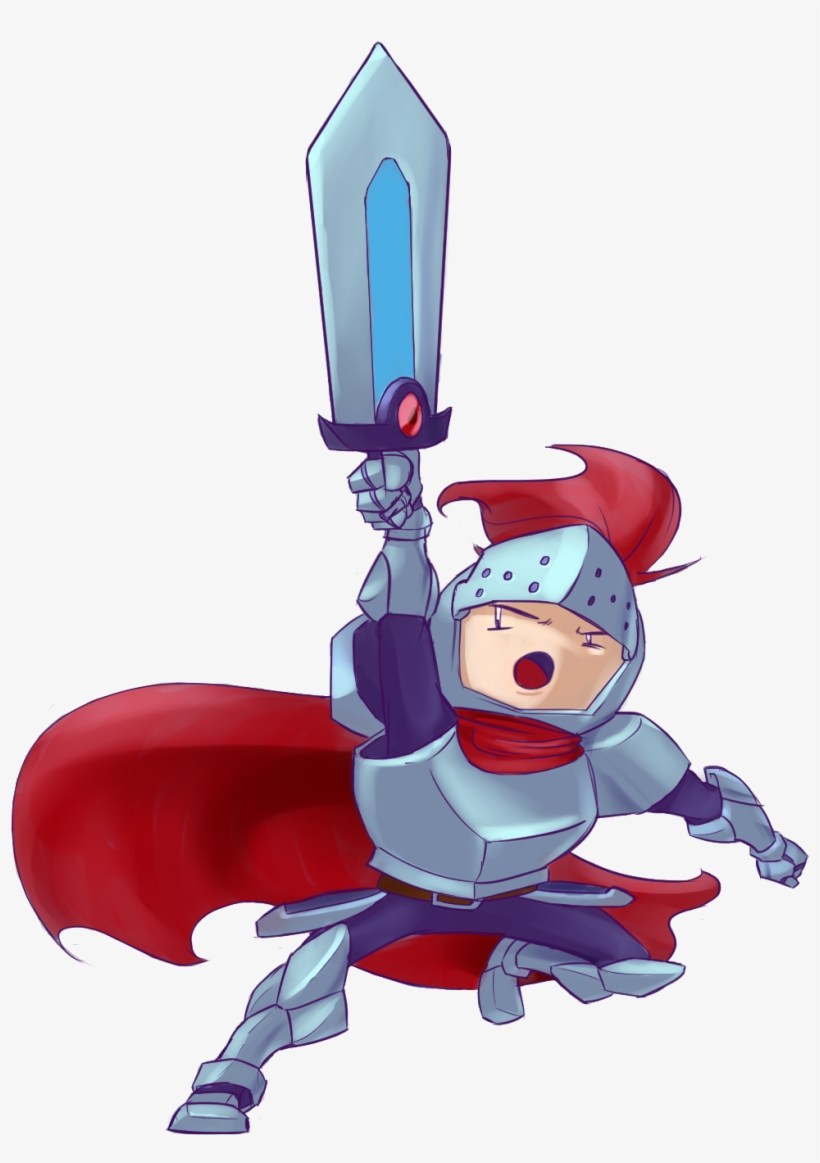 Knight Artwork - Rogue Legacy Hero Png, transparent png download