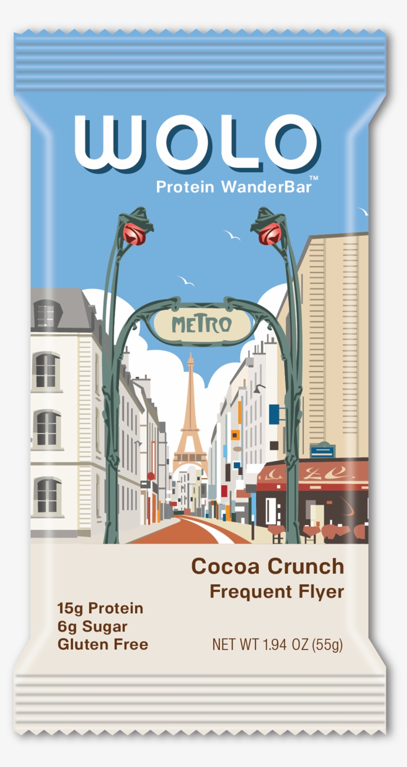 Cocoa Crunch Chocolate Protein Bar - Wolo Wanderbar, transparent png download