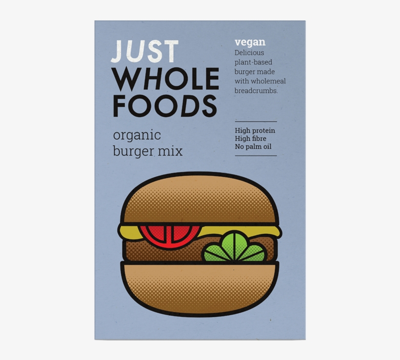 Organic & Vegan Burger Mix - Cheeseburger, transparent png download