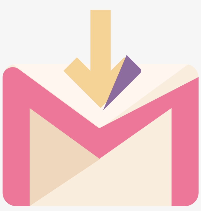 1600 X 1600 Icons8 - Pink Gmail Png, transparent png download