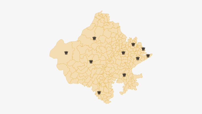 Rajasthan - Rajasthan Map Vector, transparent png download