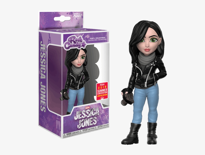 Jessica Sdcc18 Rock Candy Figure - Jessica Jones Rock Candy, transparent png download