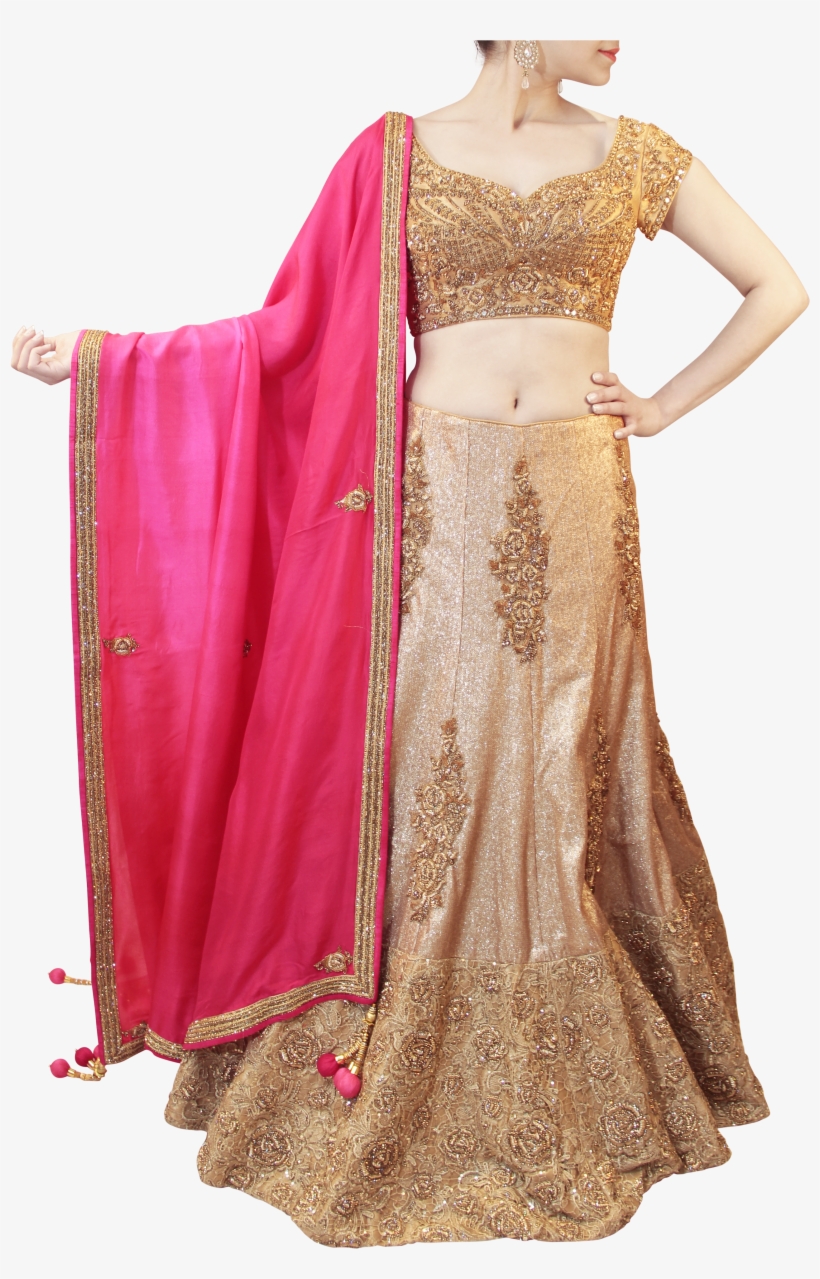 Saree Clipart Embroidery, transparent png download