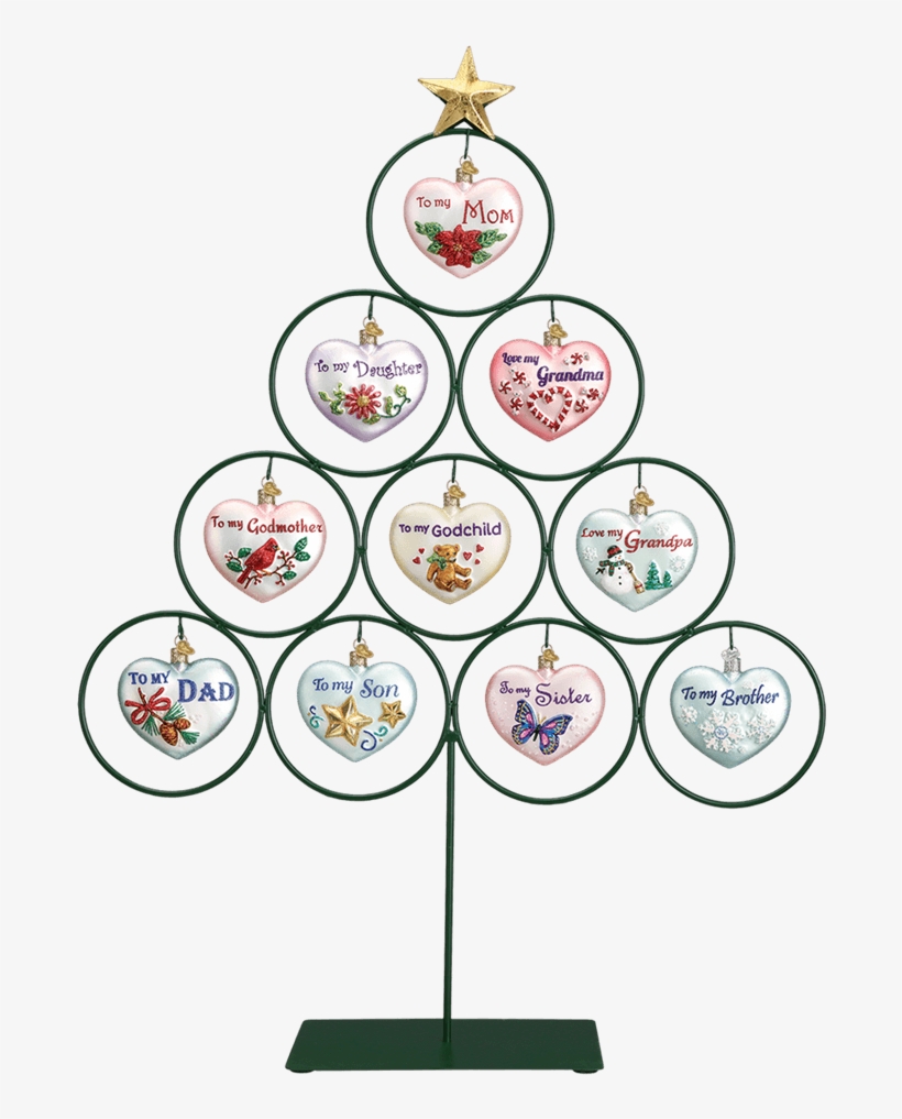 10 Ornament Display Tree - Old World Christmas, transparent png download