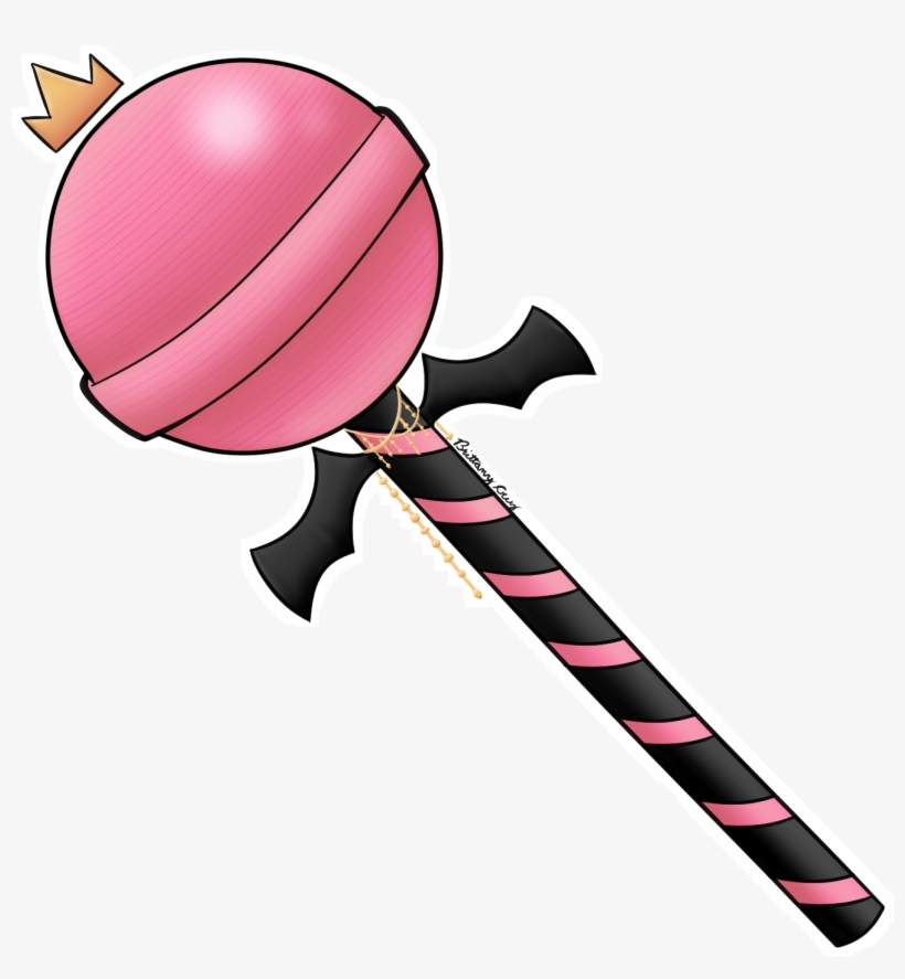 Pastel Goth Lollipop Vinyl Sticker, transparent png download
