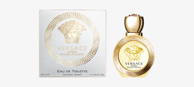 Eros Pour Femme Edt 50ml - Bottle, transparent png download