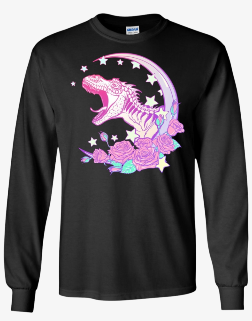 Pastel Goth Trex Vaporwave Aesthetic Apparel - That's How I Saved The World, transparent png download