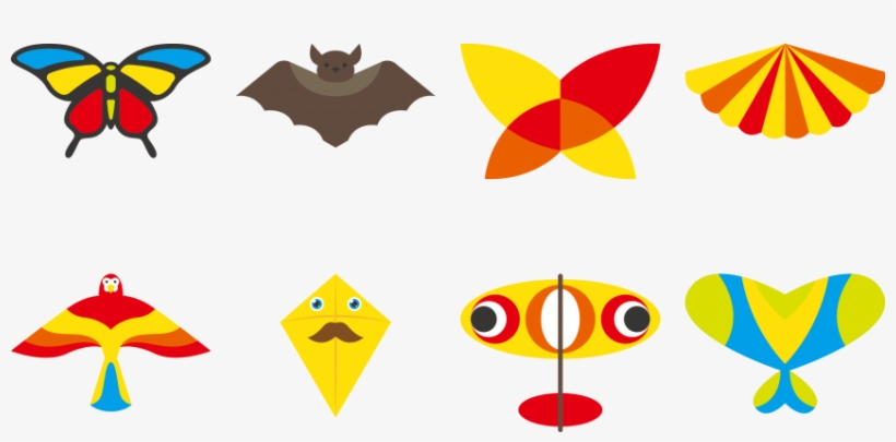 Free Png Download Kite- Kite Png Images Background - Clipart Colorful Kites, transparent png download