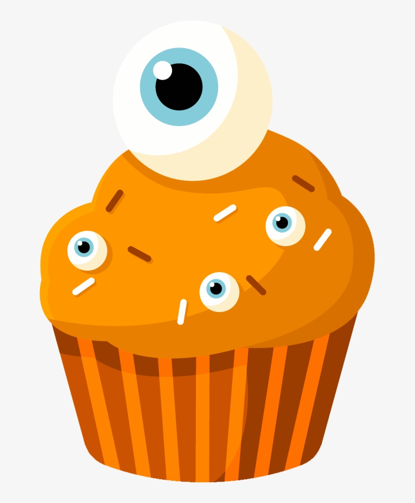 Image For Cupcakes Halloween 20 Clip Art - Cupcake, transparent png download