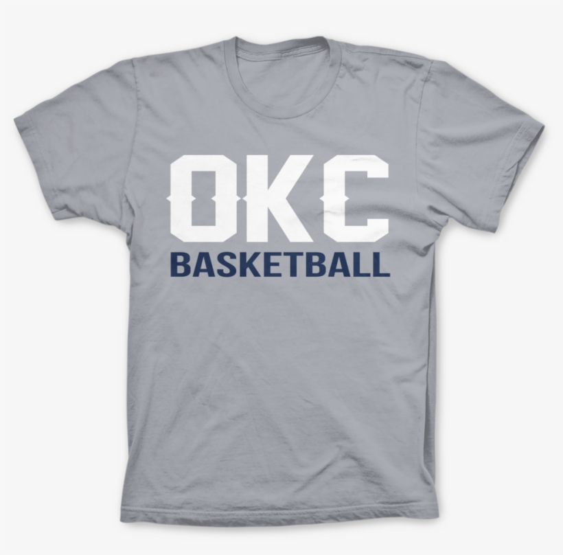 Okc Basketball Thunder Tee, transparent png download