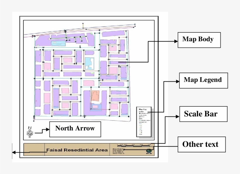 Example For Printed Map For Faisal Study Area - Floor Plan, transparent png download