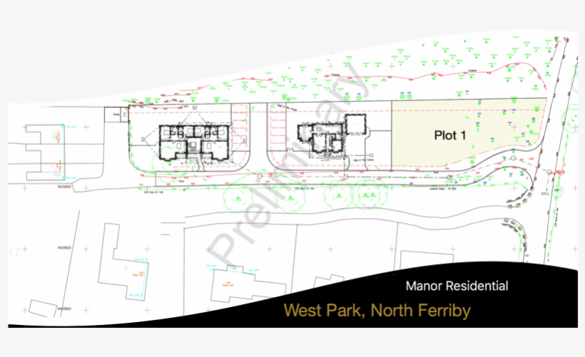 West Park North Ferriby - Plan, transparent png download