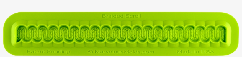 Braided Scroll Mold - Plastic, transparent png download