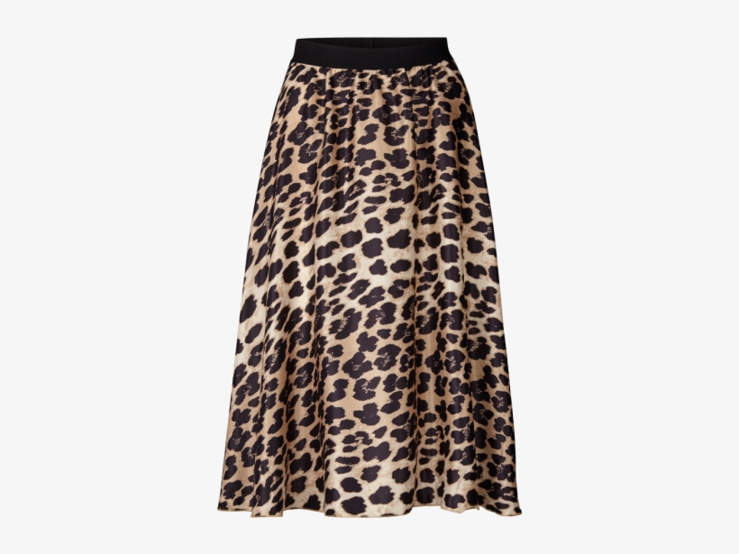Free Quent Flaki Skirt Leopard Print - A-line, transparent png download